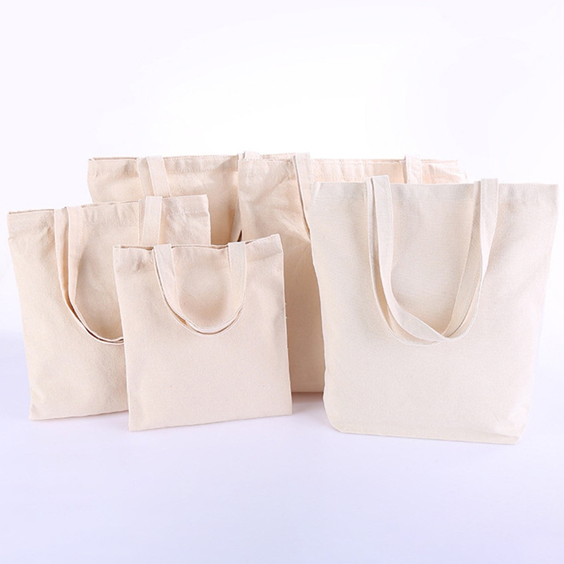 Tas Tote Kanvas Kustom Kosong