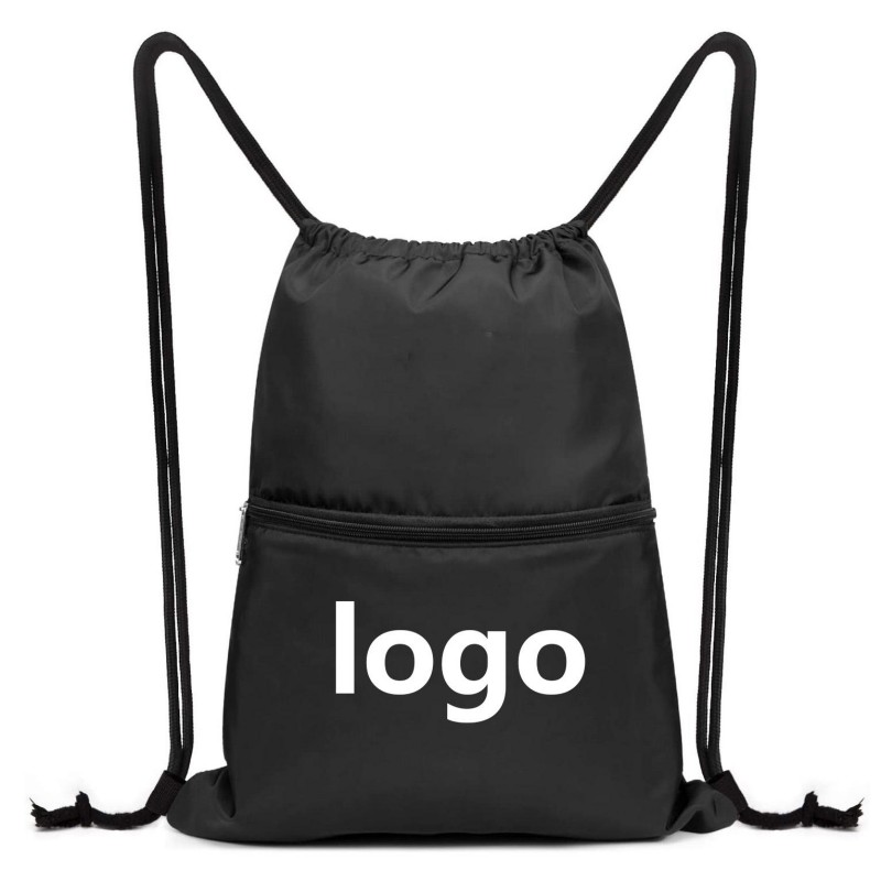 Tas Karung Olahraga Ransel Serut Logo Custom