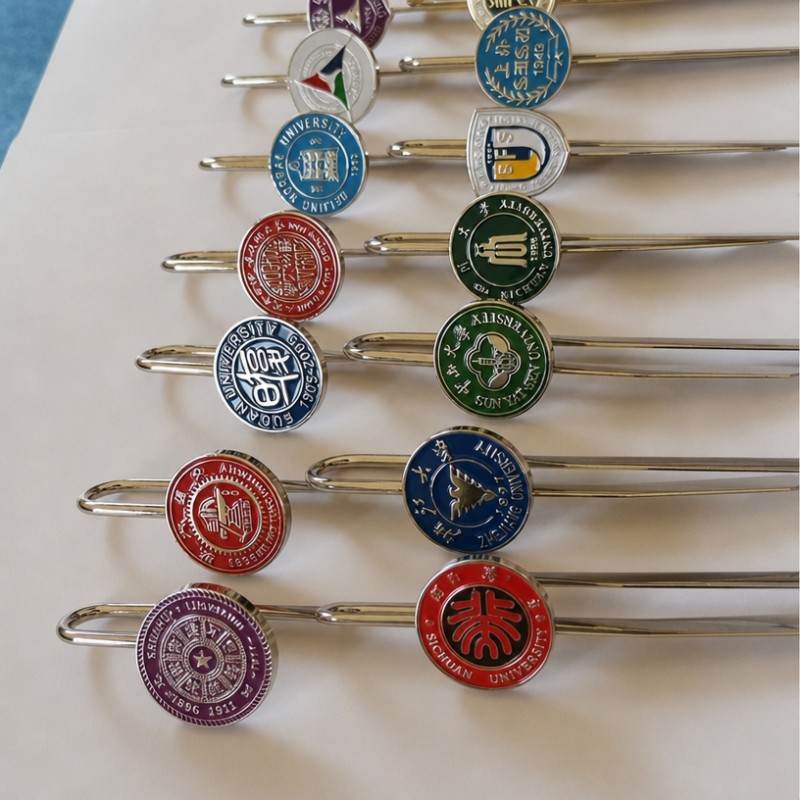 Penanda Logam Peringatan Universitas Logo Kustom