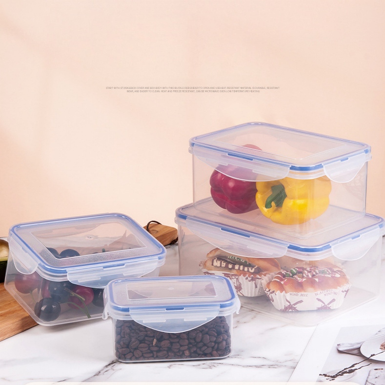Plastic Food Storage Containers with Airtight Lids