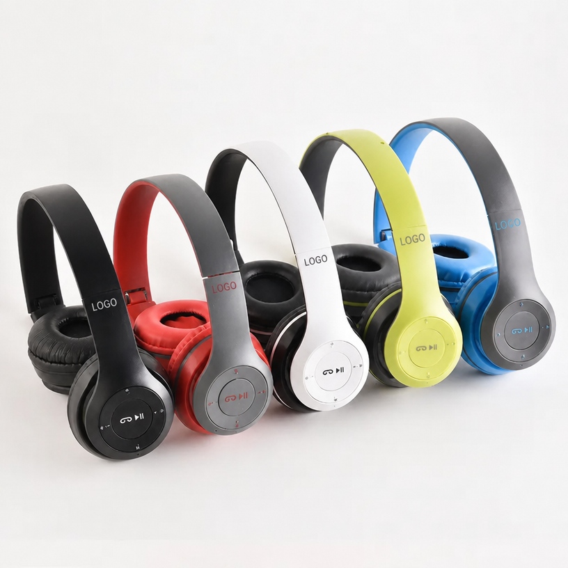 P47 Headphone Over‑Ear Bluetooth Nirkabel